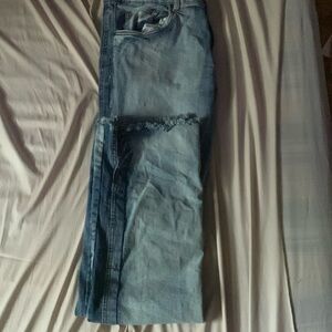 Men’s light blue stacked pants ( size 36w36L ) “ Evolution in Design “